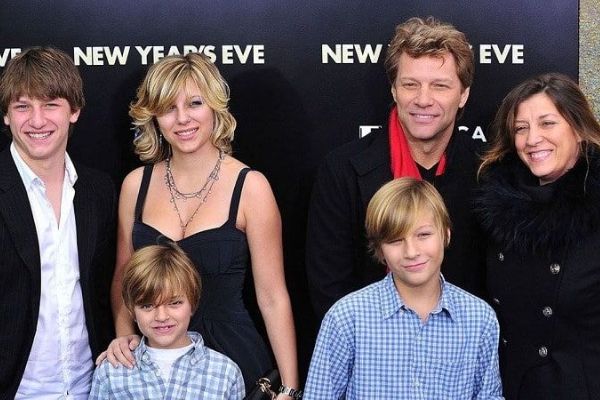 Romeo Jake Bongiovi with his family members.